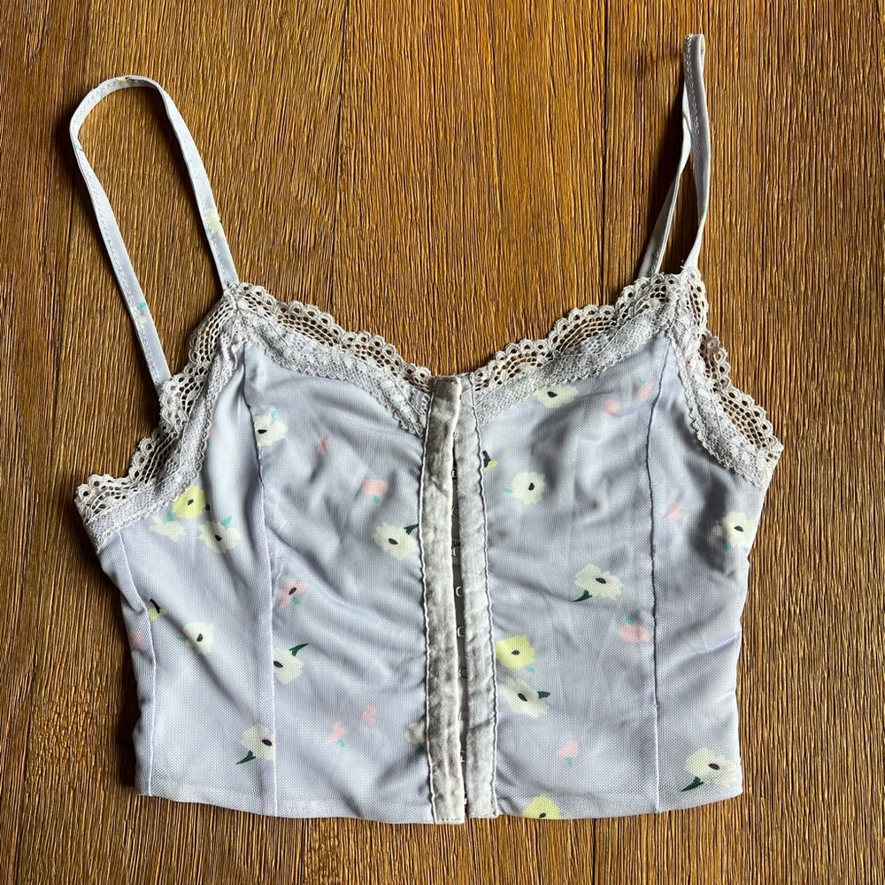 Princess Polly purple Lace Cami size 2